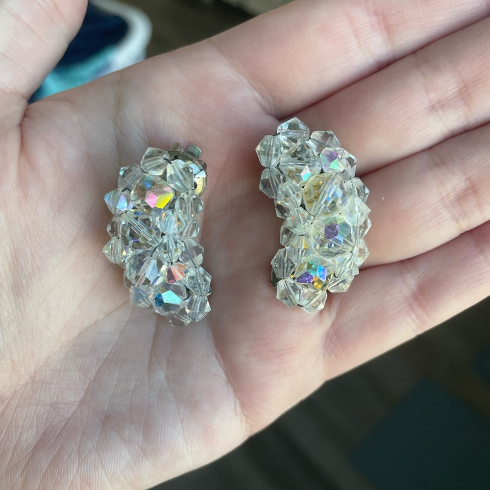 Crystal Cluster Earrings